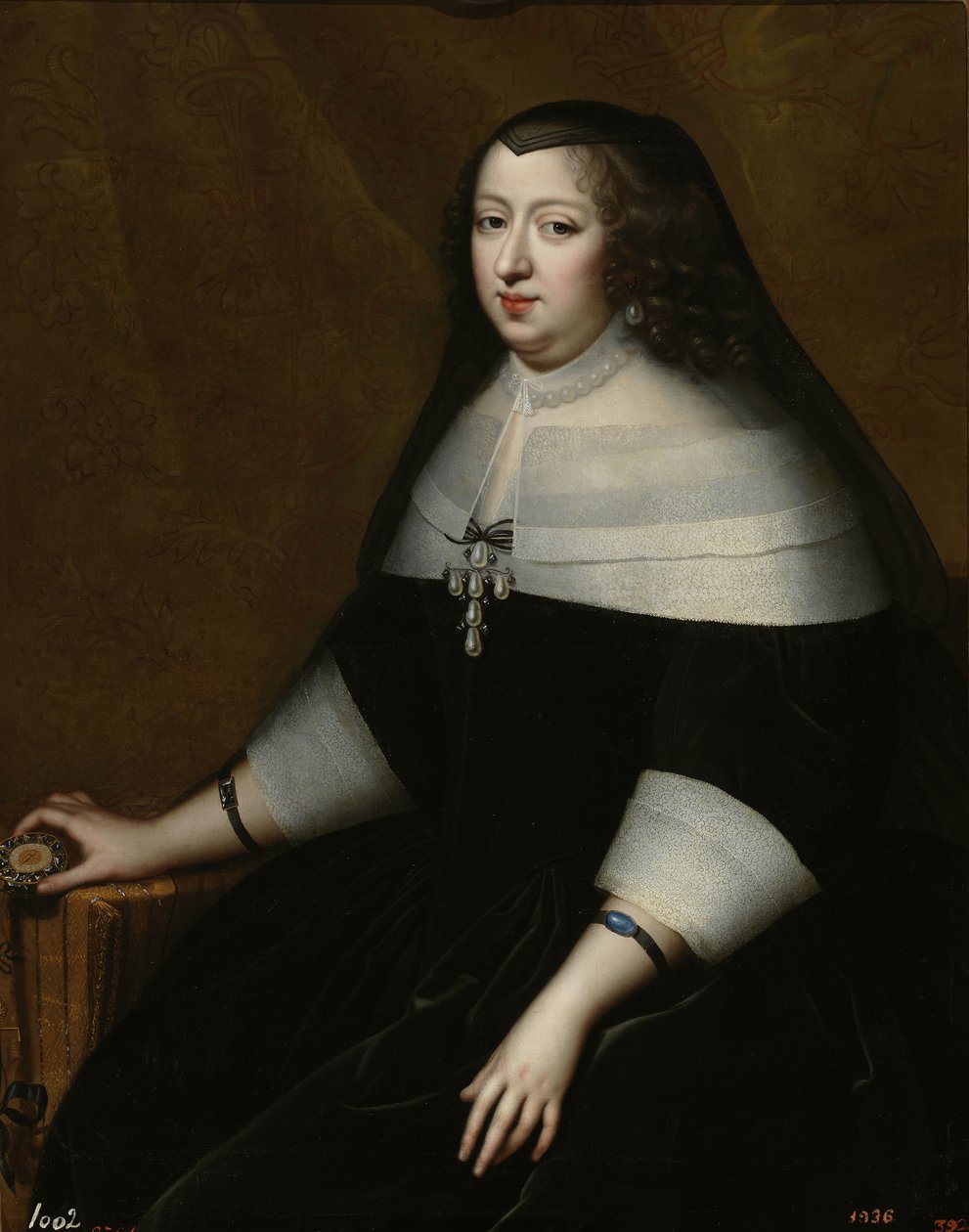 Portrett av Anne av Østerrike 1601-1666, ca 1659 av Henri Beaubrun