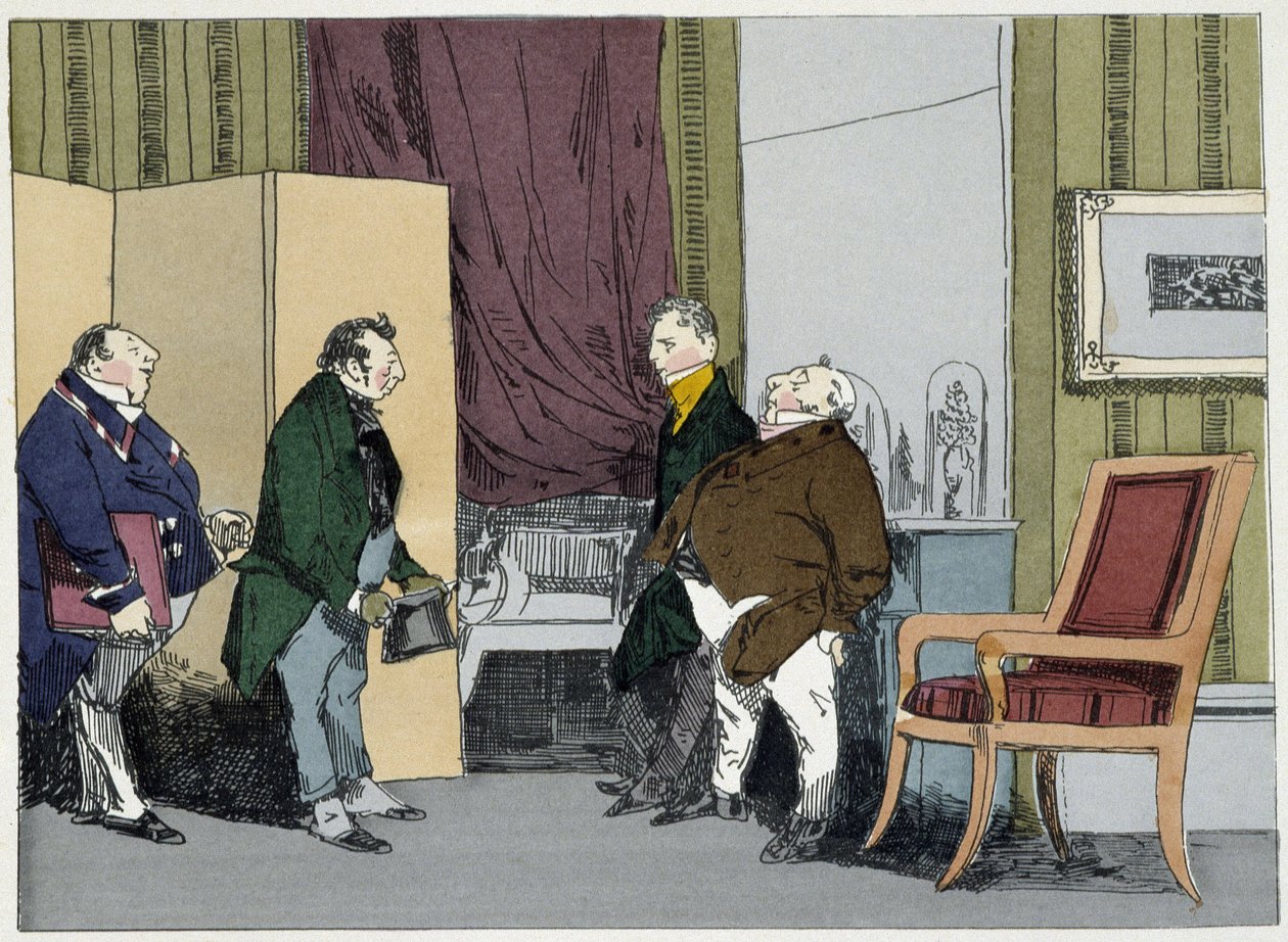 Forespørsel om økning - i "" Administrative mores"" av Henri Monnier av Henri Bonaventure Monnier