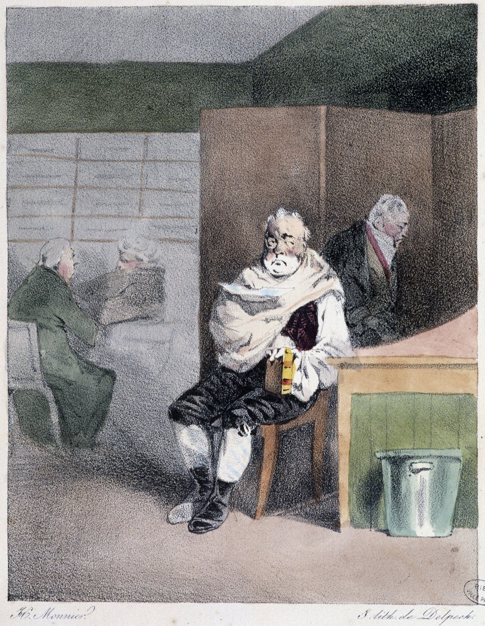 Sous chef - i "" Administrative mores"" av Henri Monnier av Henri Bonaventure Monnier