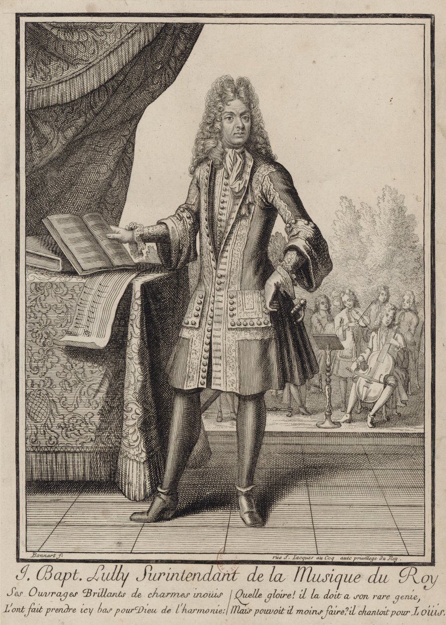 Jean-Baptiste Lully av Henri Bonnart
