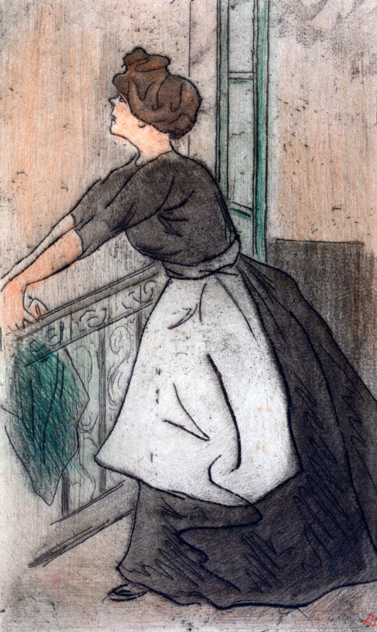 Kammerpike, c1871-1919 av Henri Boutet
