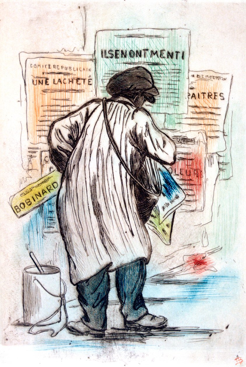 Plakatmannen, c1900-1919 av Henri Boutet