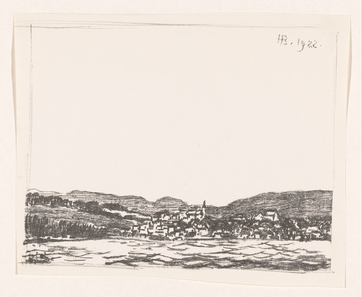 Plasser ved Starnberger See av Henri Braakensiek