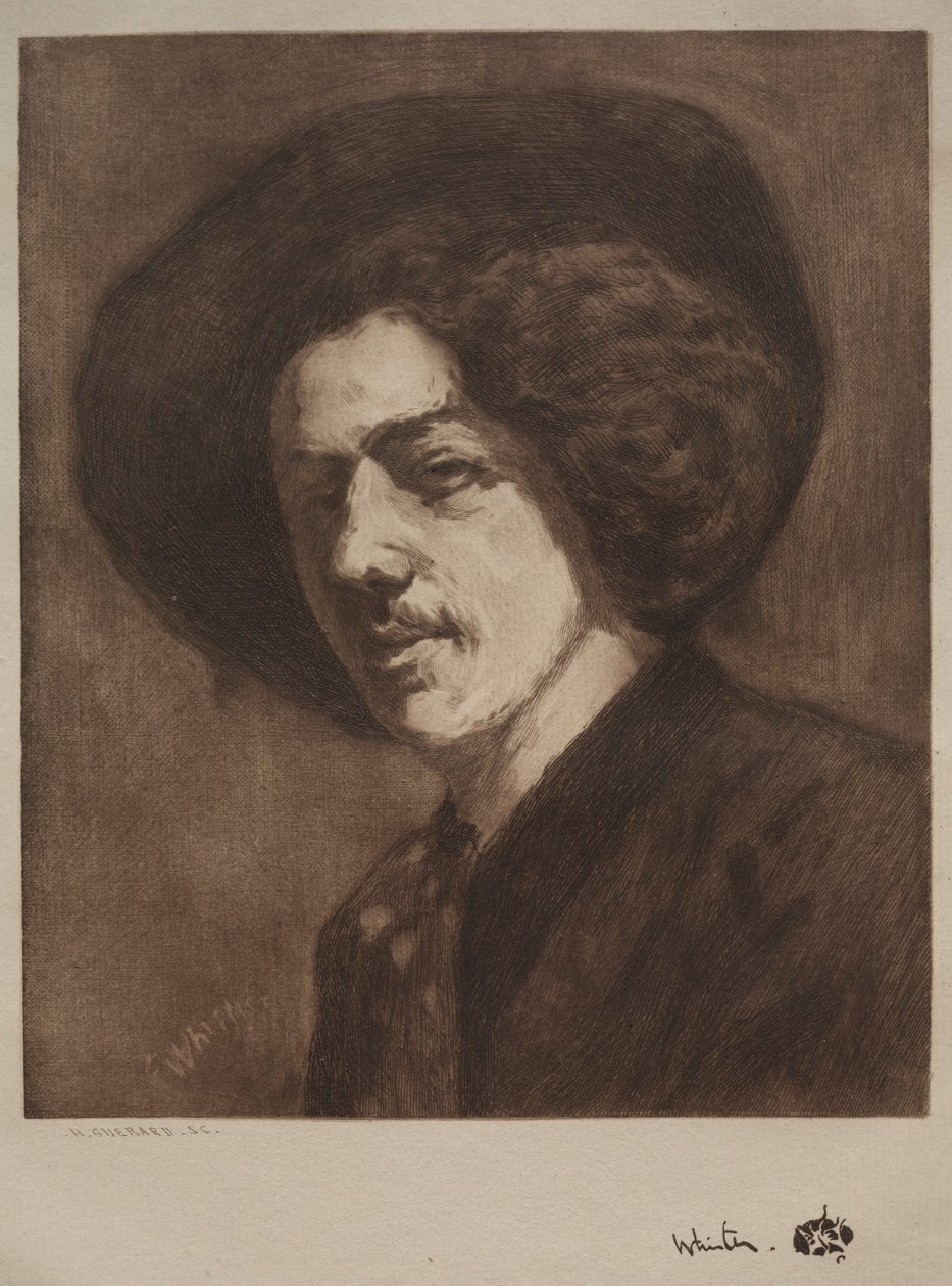 James McNeil Whistler. av Henri Charles Guérard