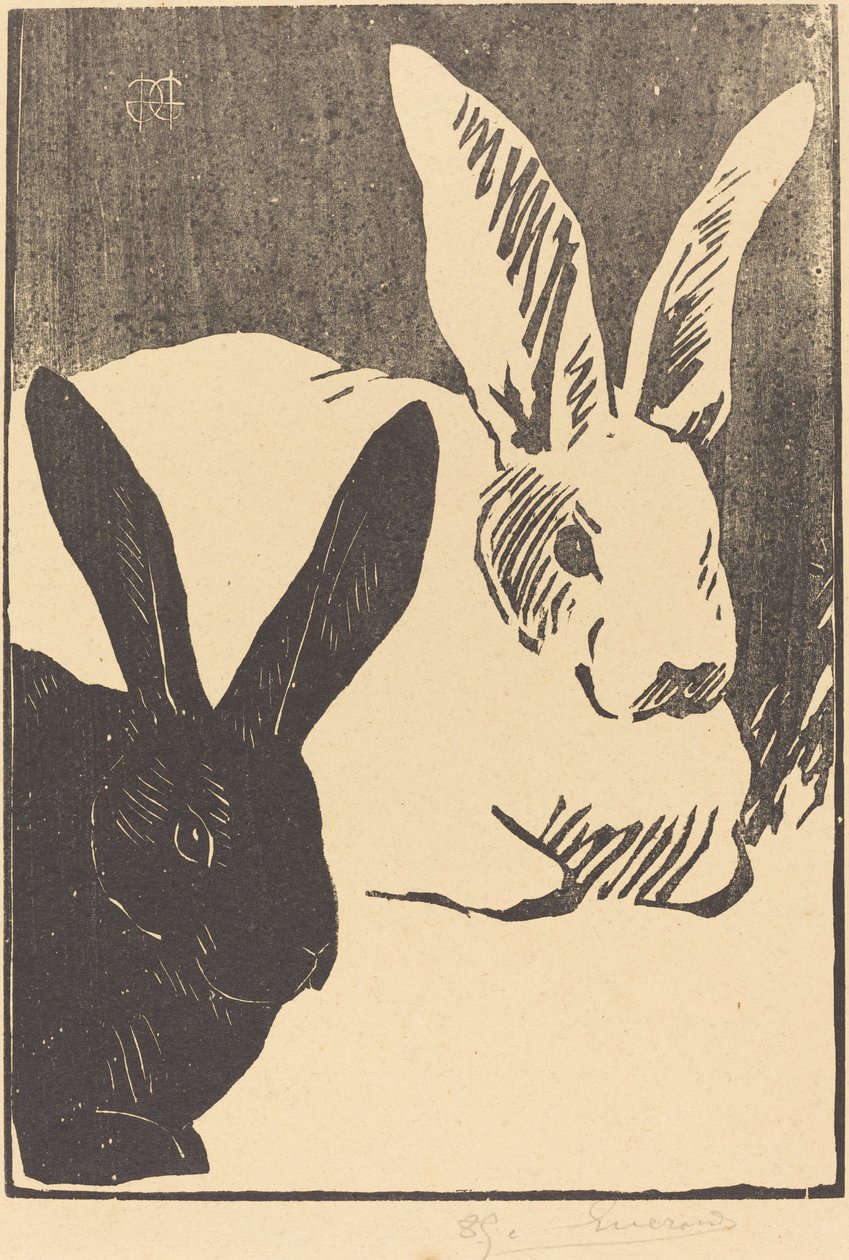 Kaniner av Henri Charles Guérard