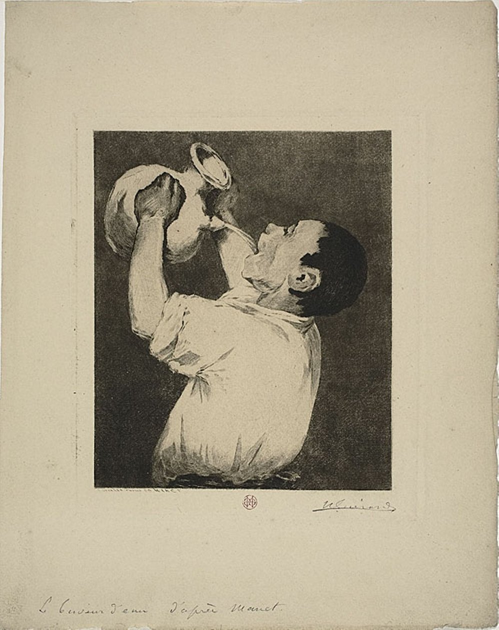 Vanndrikkeren av Henri Charles Guérard