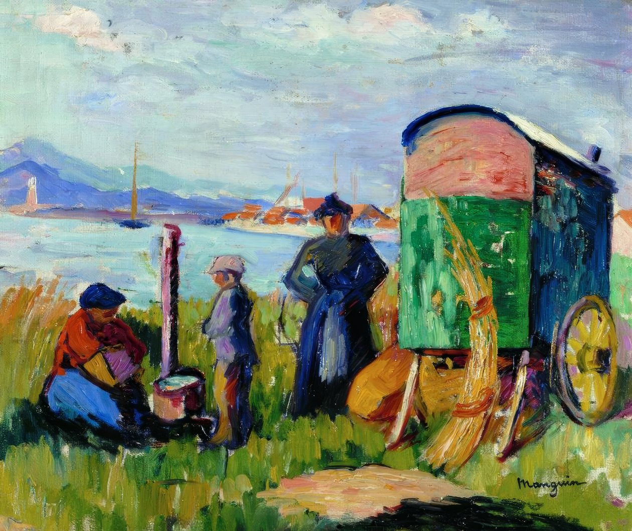 Sigøynervognen av Henri Charles Manguin