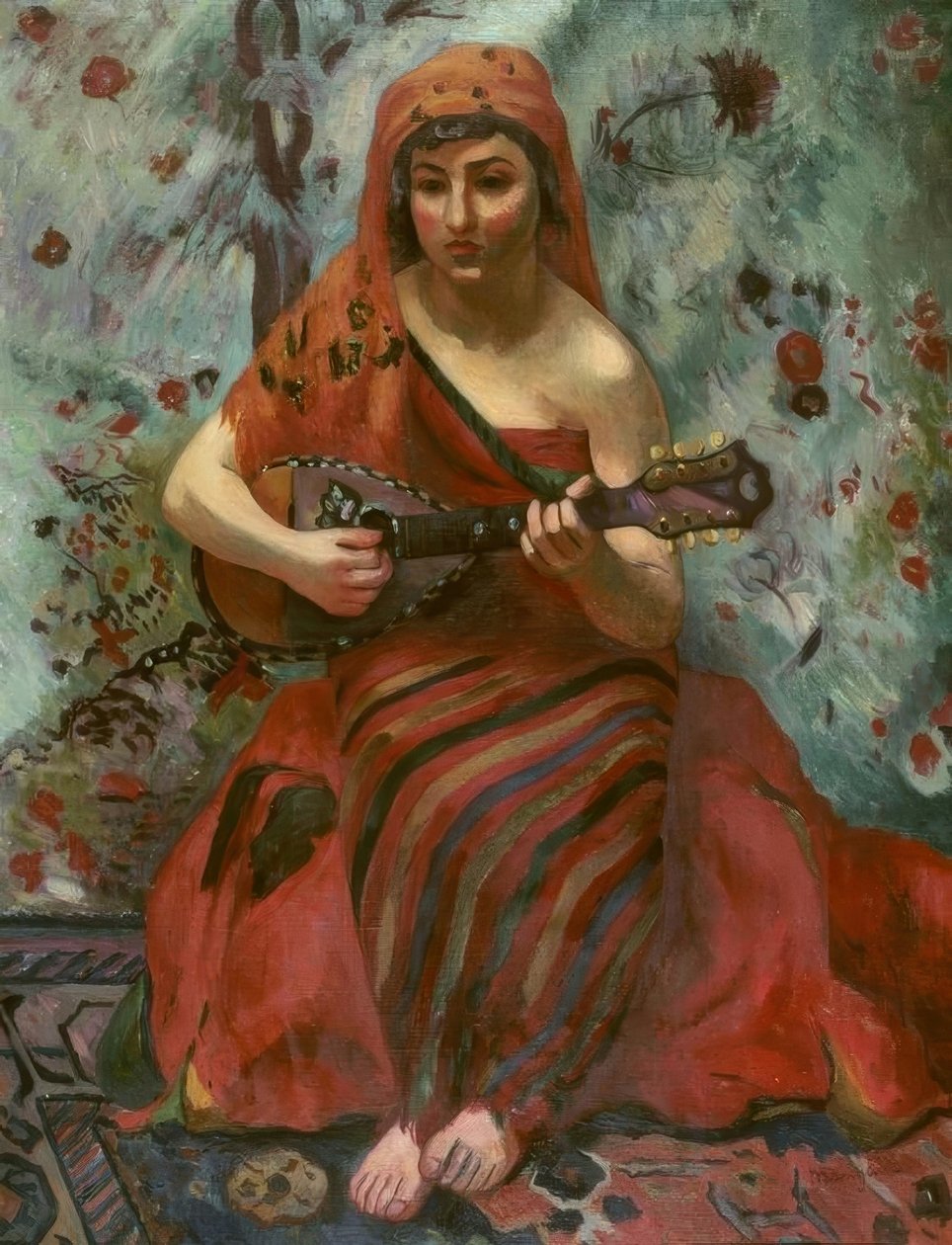 Mandolinisten (La petite Marie) av Henri Charles Manguin