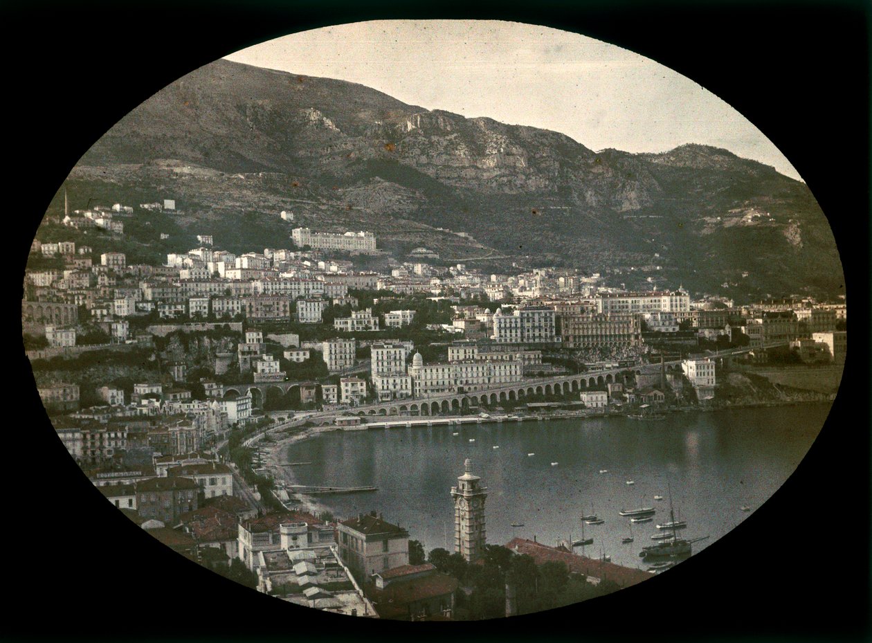Byen og Monacobukten av Henri Chouanard
