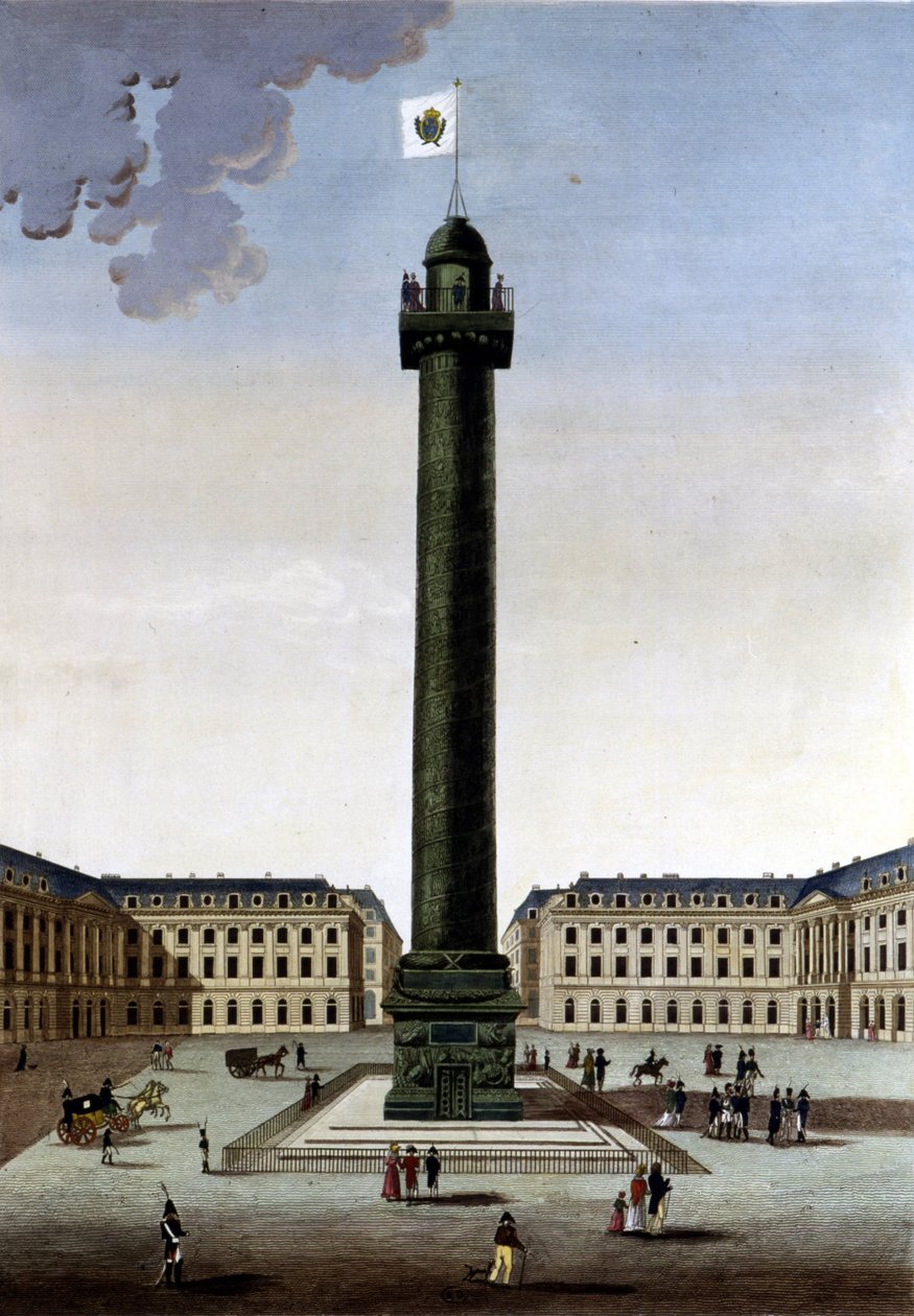 Place Vendôme - i ""Views of Paris"" av Courvoisier av Henri Courvoisier Voisin