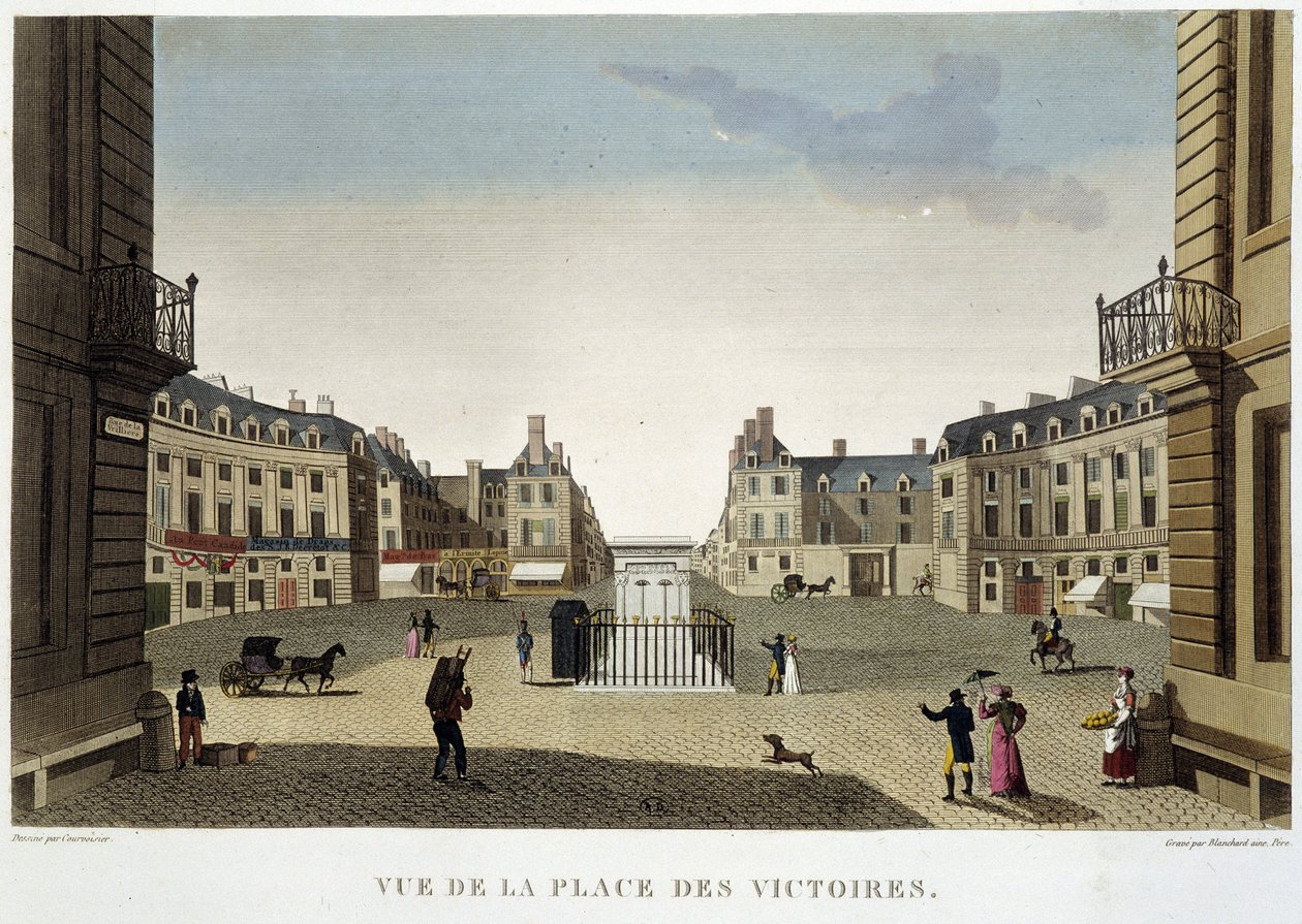 Place des Victoires - Paris av Courvoisier av Henri Courvoisier Voisin