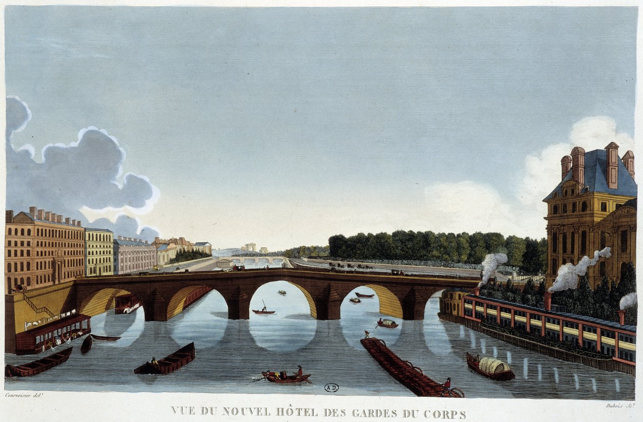 Kongebro og livvaktenes nytt hotell - Paris av Courvoisier av Henri Courvoisier Voisin