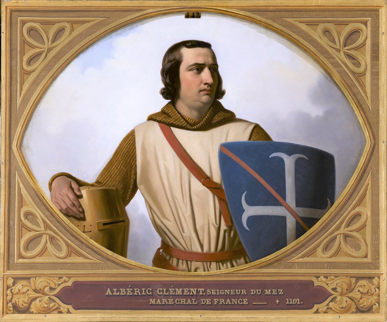 Albéric Clément, den første marskalken av Frankrike, 1844. av Henri Decaisne