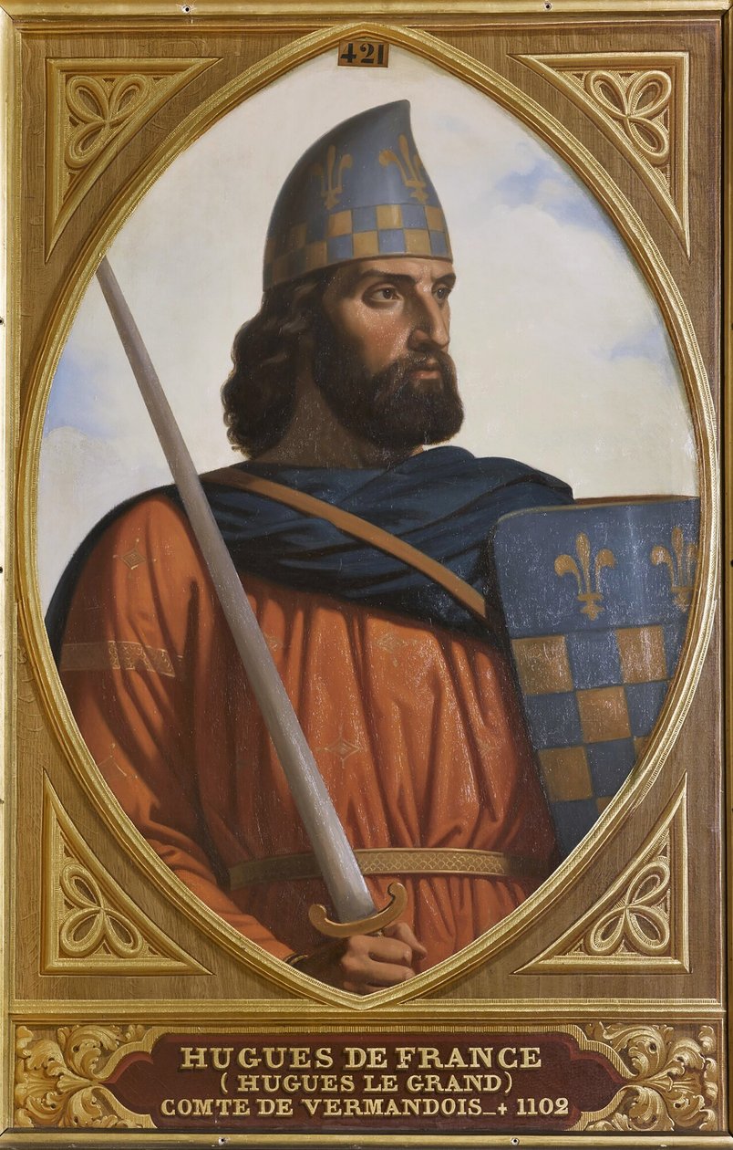 Hugh I, greve av Vermandois 1057-1101, 1840-årene. av Henri Decaisne