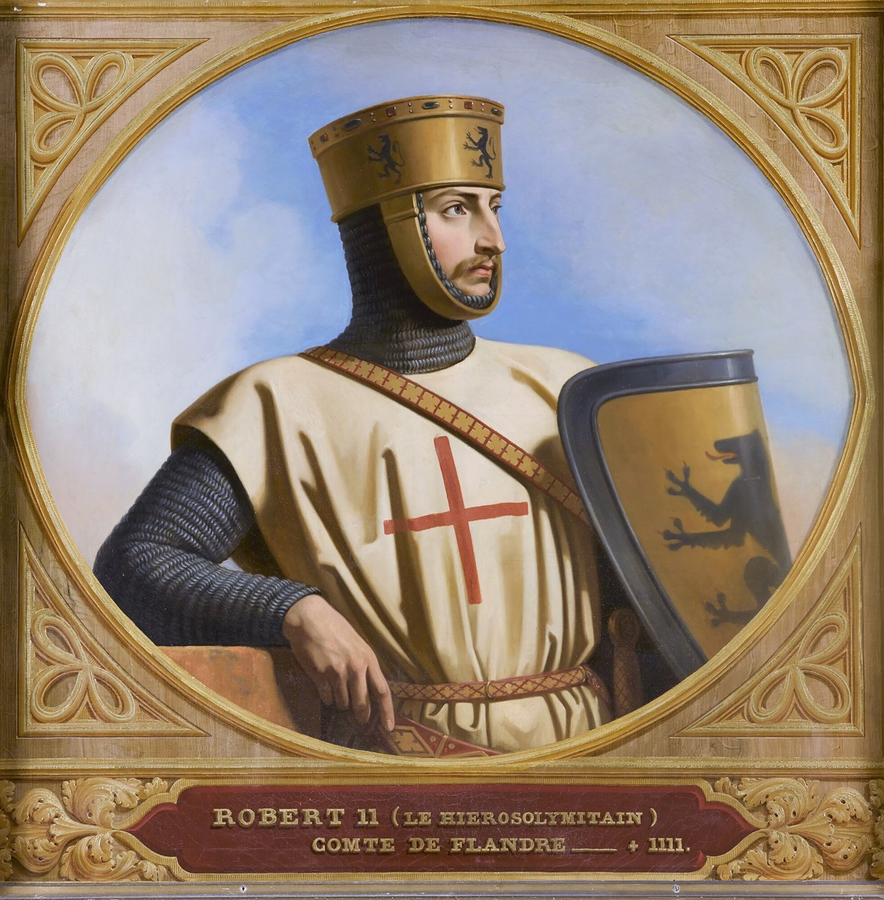 Robert II av Jerusalem, 1843. av Henri Decaisne