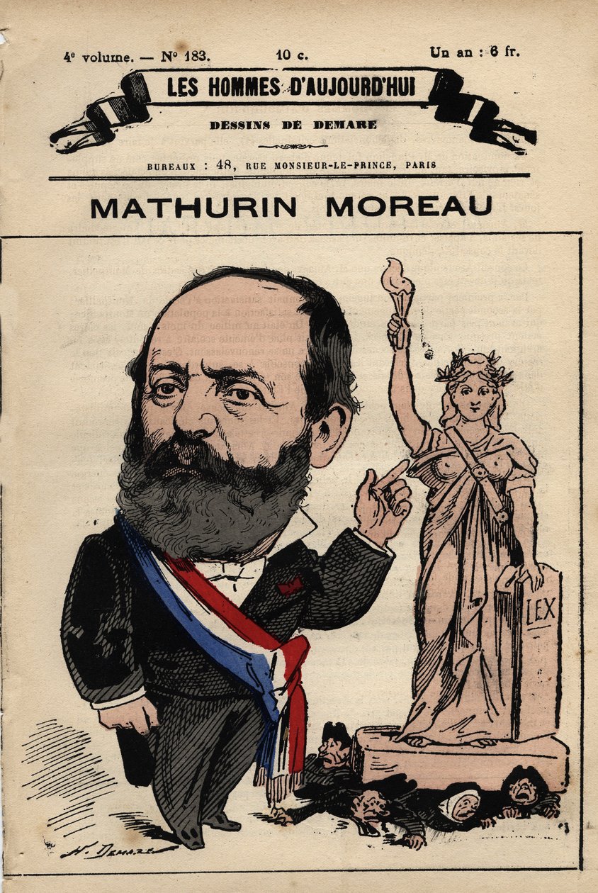 Tegneserie av Mathurin Moreau (1822-1912) fra 