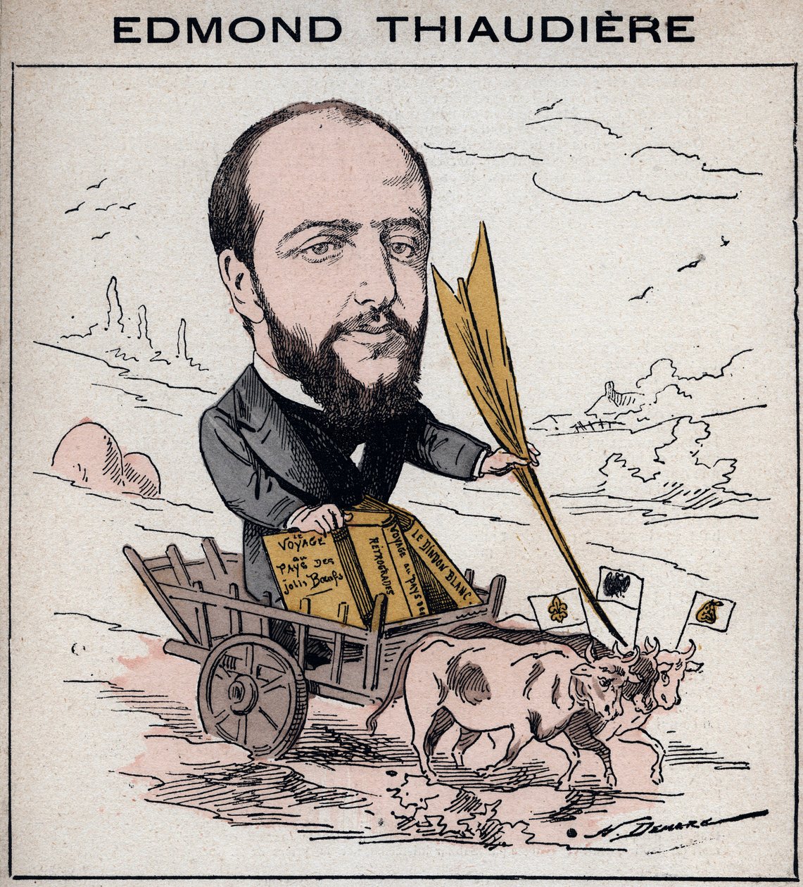 Edmond Antoine Delphin Thiaudiere av Henri Demare