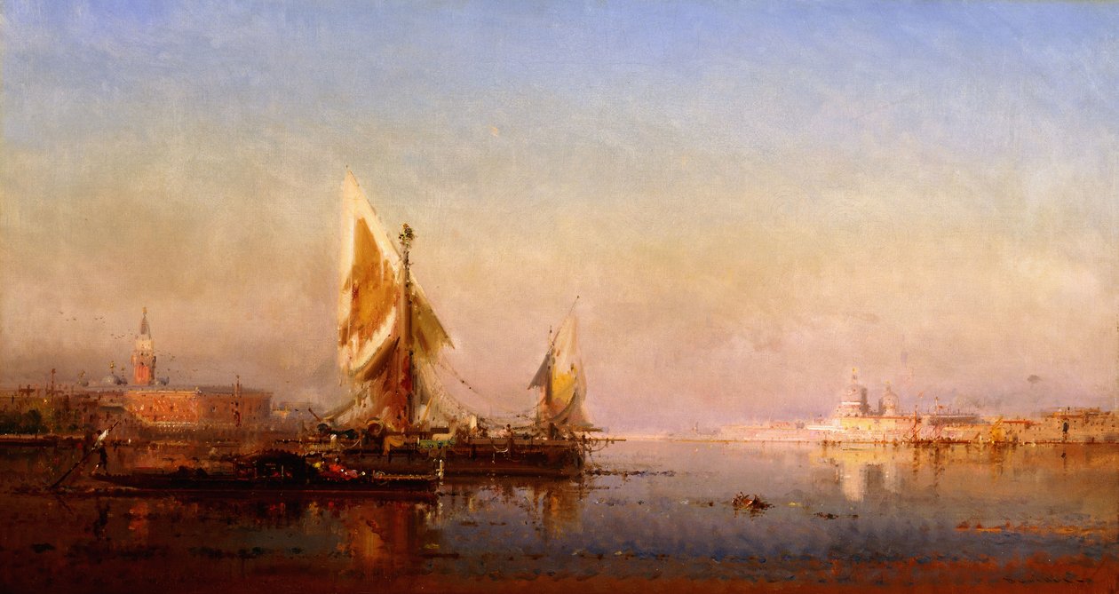 Il Bacino, Venezia av Henri Duvieux