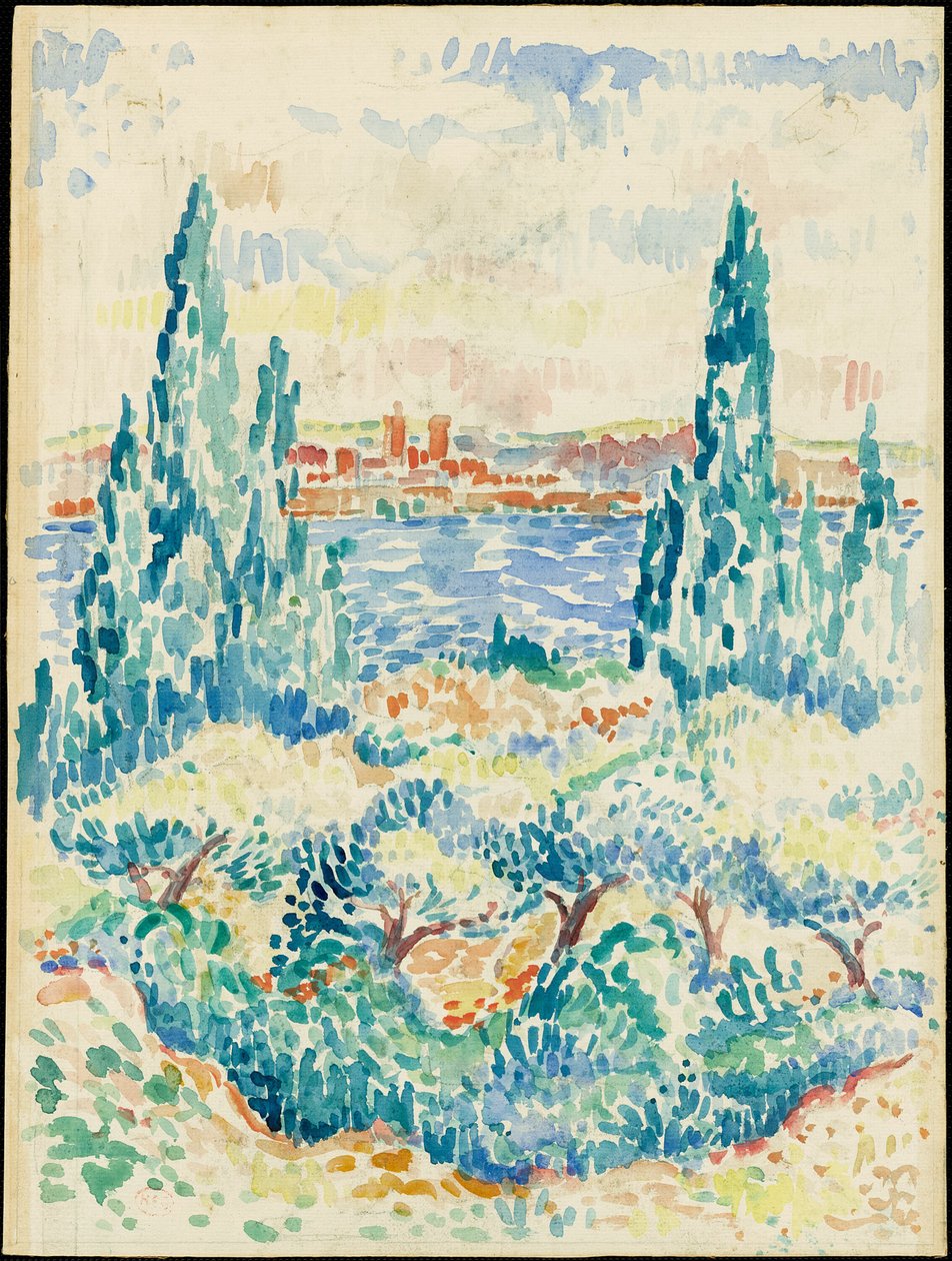 Antibes av Henri Edmond Cross