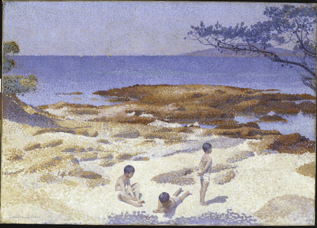 Stranden ved Cabasson av Henri Edmond Cross