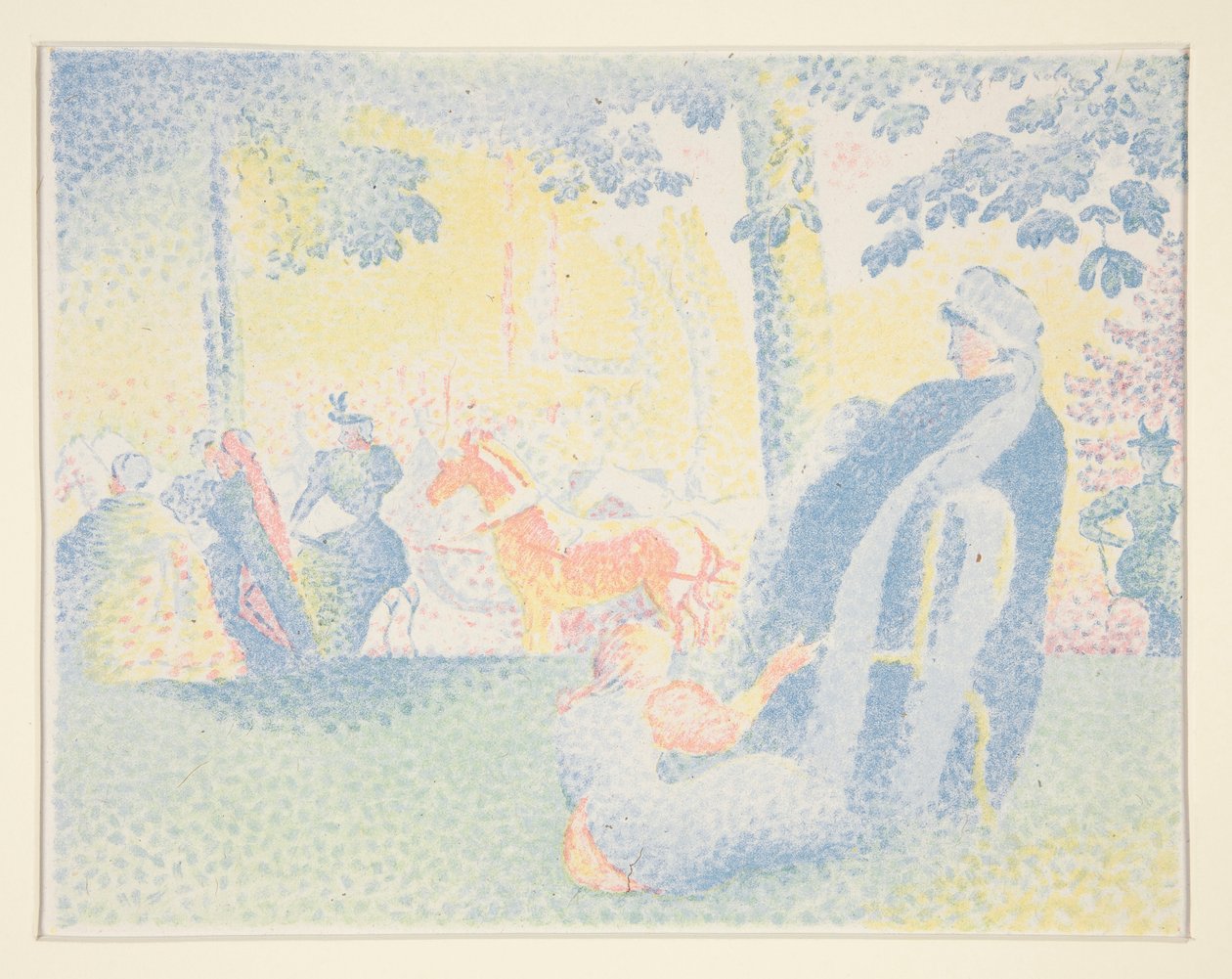 Champs Elysees av Henri Edmond Cross