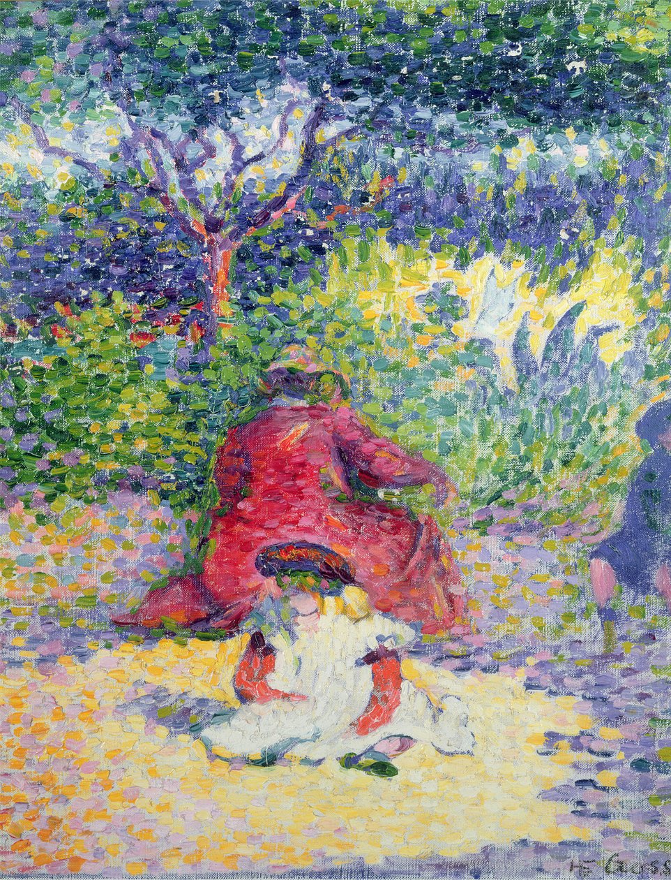 I hagen av Henri Edmond Cross