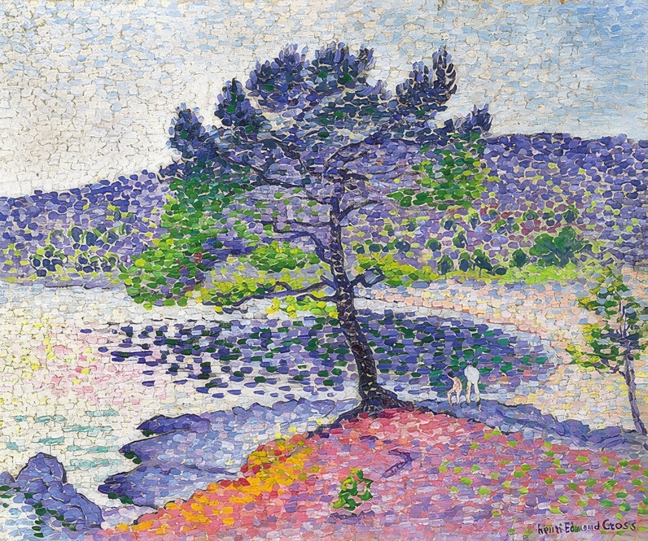 Strand i kveldslyset. 1902 av Henri Edmond Cross