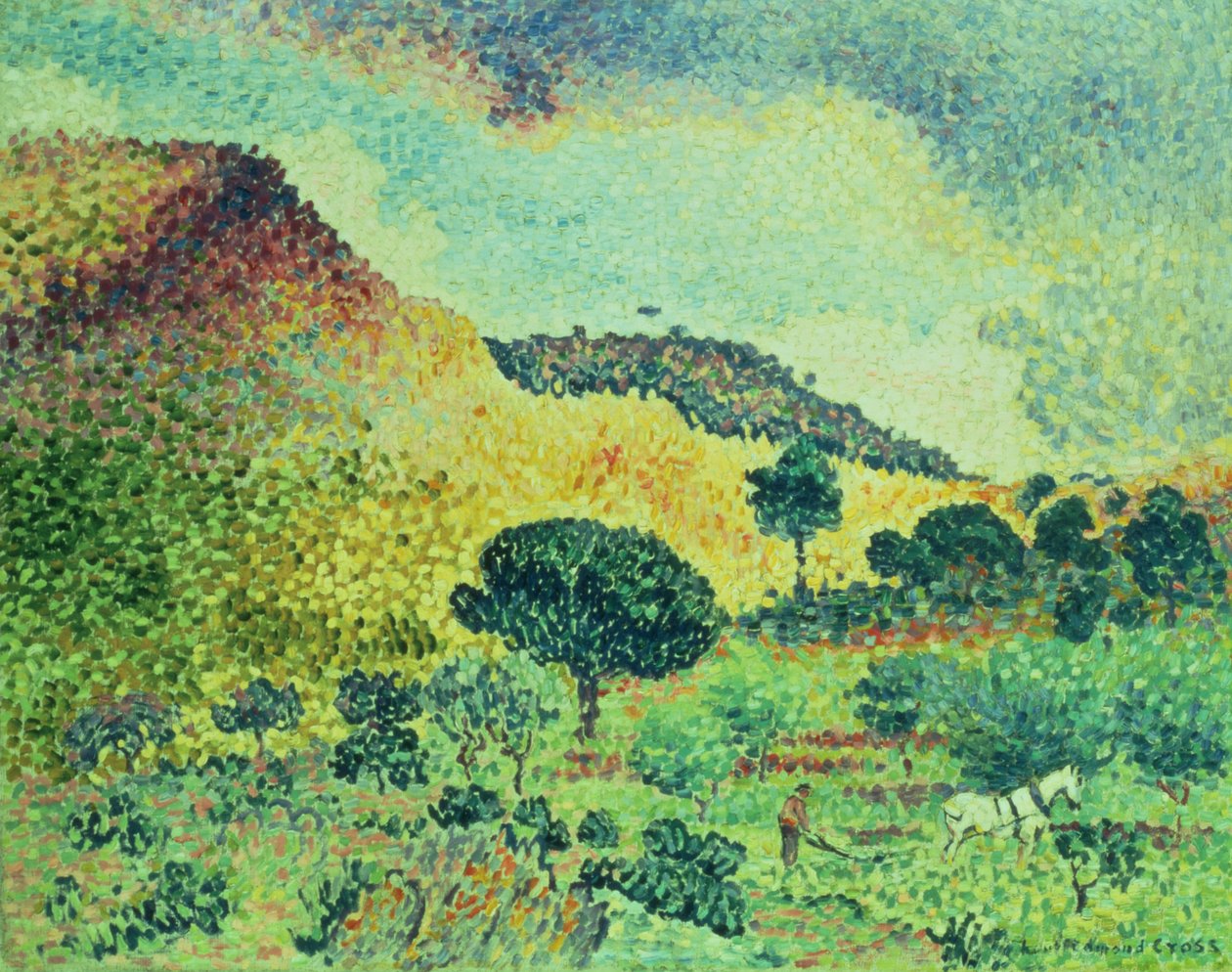 Mauresfjellene, 1906-07 av Henri Edmond Cross