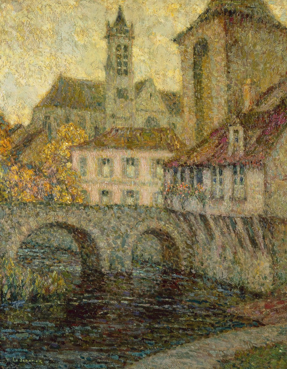 Porte de Bourgogne, Moret av Henri Eugene Augustin Le Sidaner