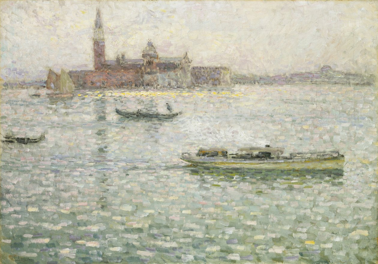 San Giorgio Maggiore, Venezia av Henri Eugene Augustin Le Sidaner
