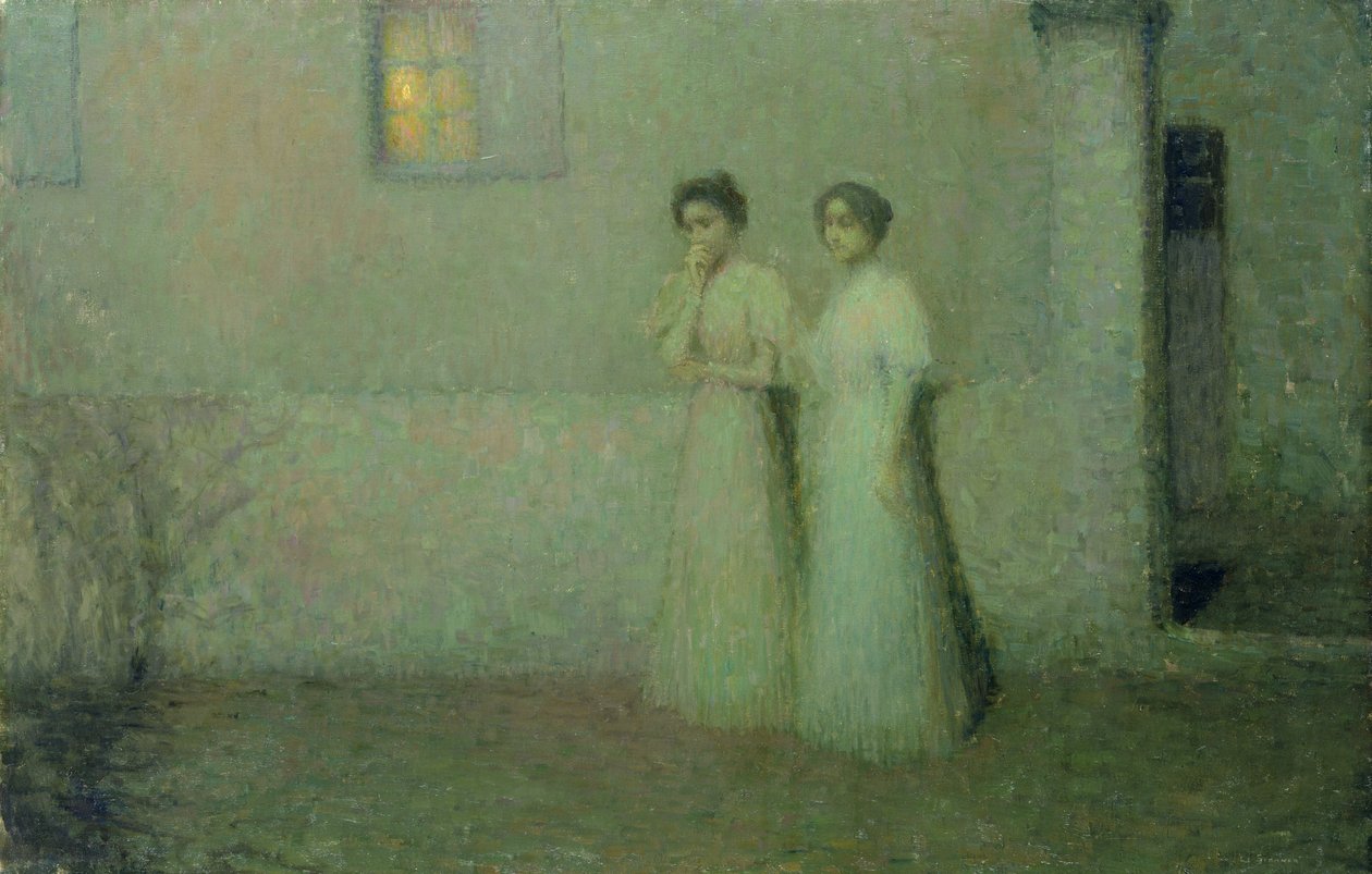 God natt av Henri Eugene Augustin Le Sidaner