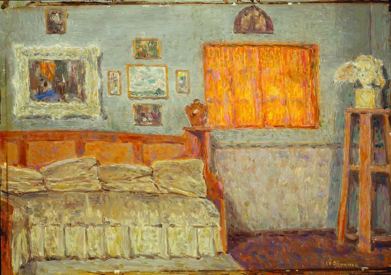 Kunstnerens studio, Gerberoy av Henri Eugene Augustin Le Sidaner