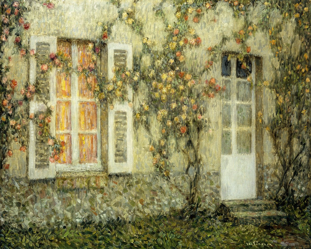 Rosenes hus; Rosenes hus av Henri Eugene Augustin Le Sidaner