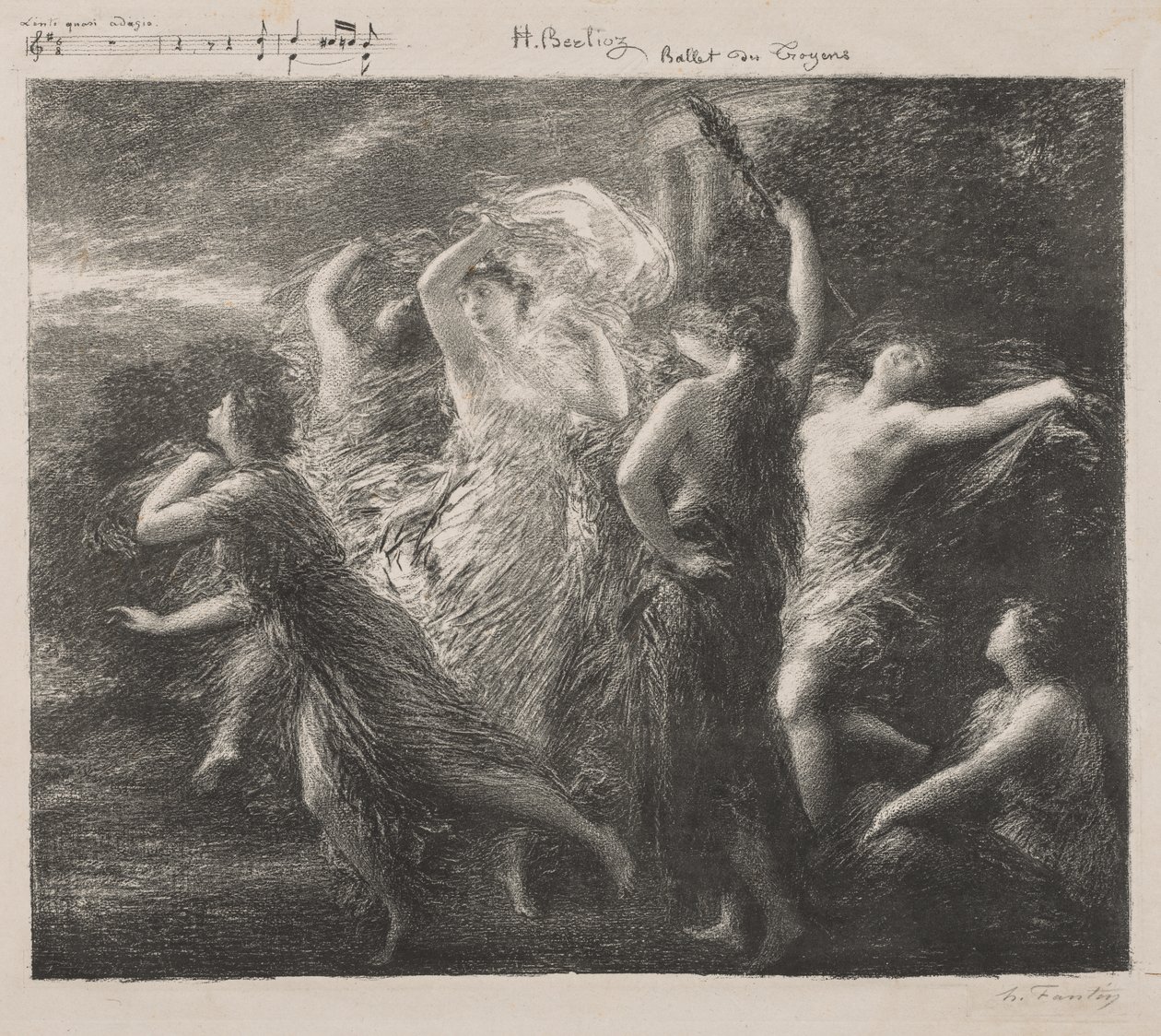 Ballet du Troyons av Henri Fantin-Latour