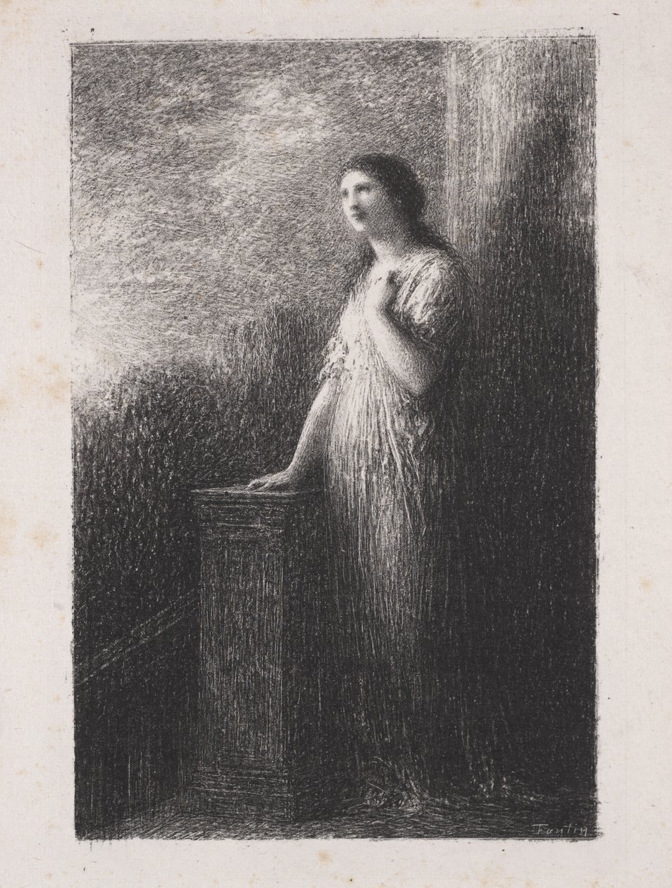 Betror seg til natten av Henri Fantin-Latour