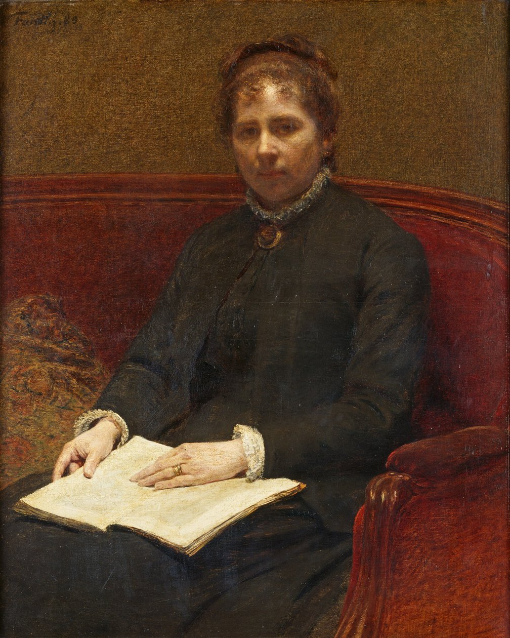 Kunstnerens hustru av Henri Fantin-Latour