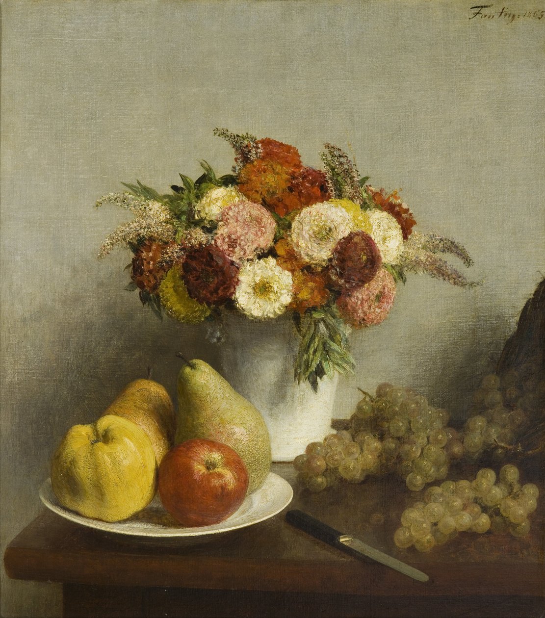 Blomster og frukt av Henri Fantin-Latour