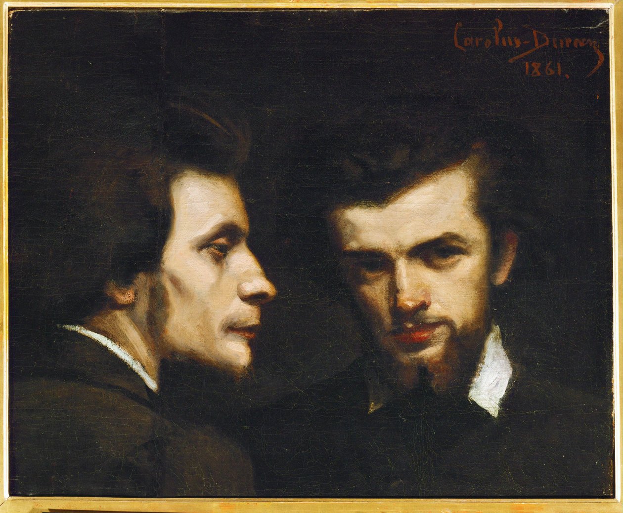 Malerne Henri Fantin-Latour (maleri på lerret) av Henri Fantin-Latour