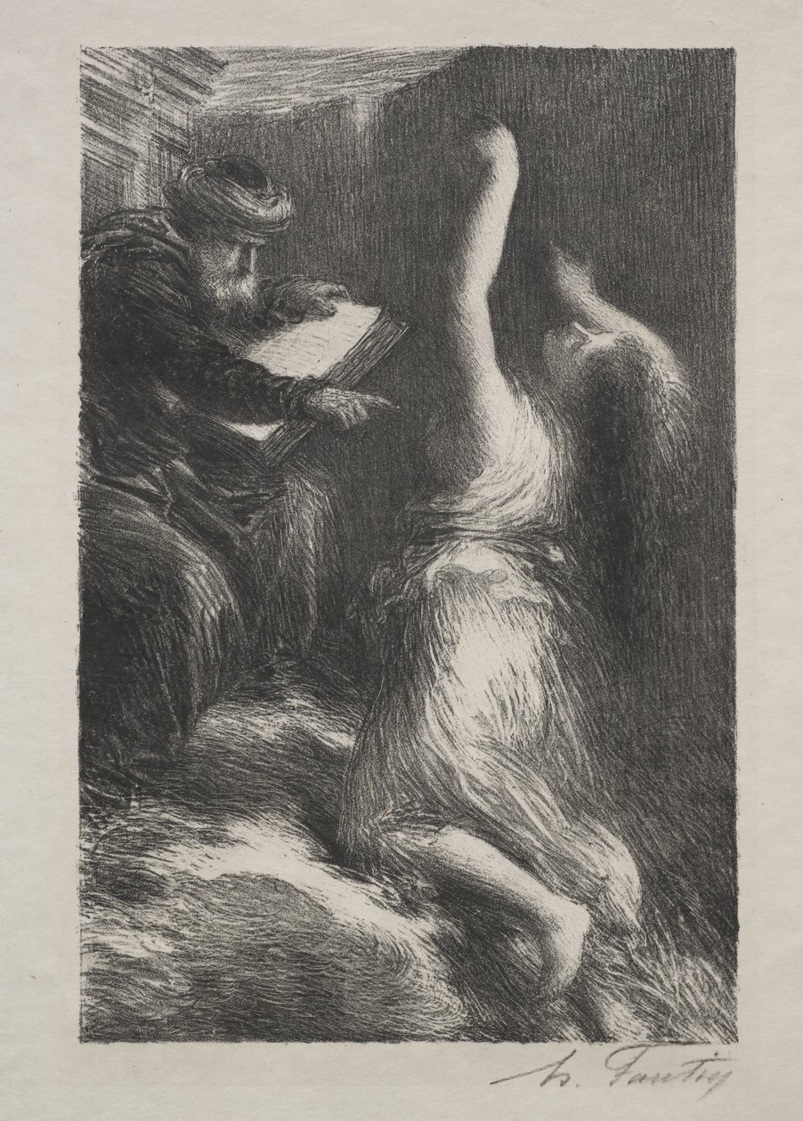 Parsifal, akt II: Fremkalling av Kundry av Henri Fantin-Latour