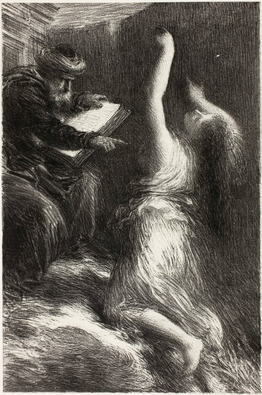 Parsifal, akt II: Fremkalling av Kundry av Henri Fantin-Latour