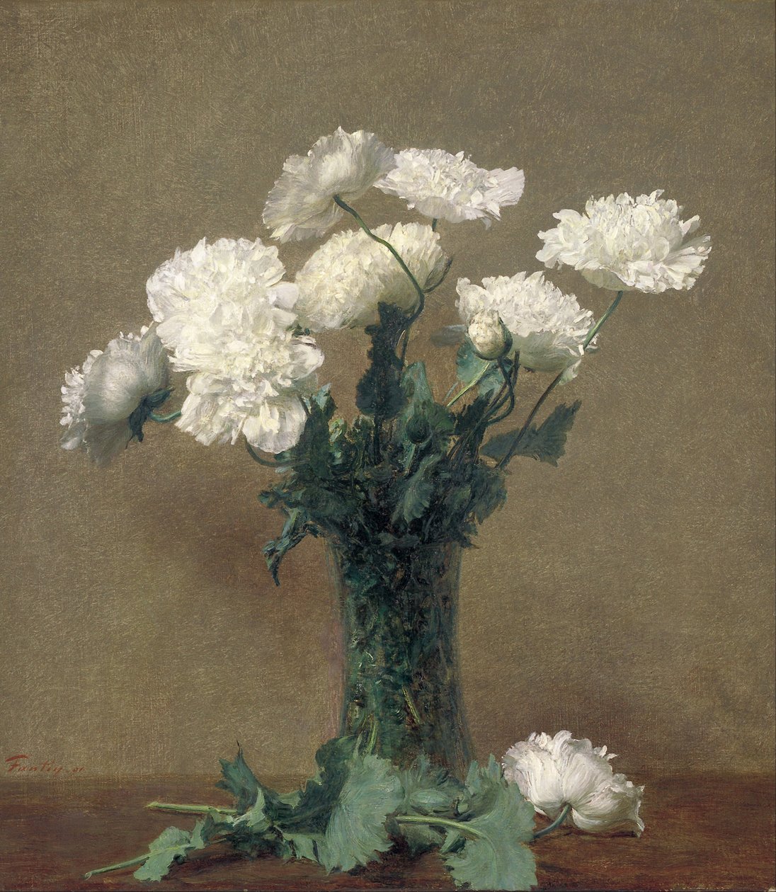 Valmuer av Henri Fantin-Latour