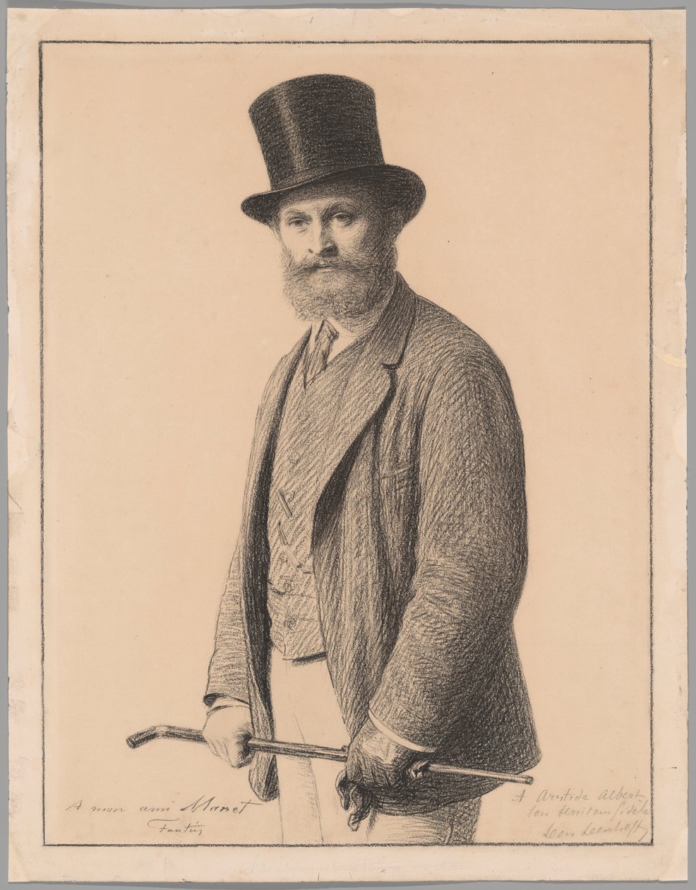 Portrett av Édouard Manet av Henri Fantin-Latour