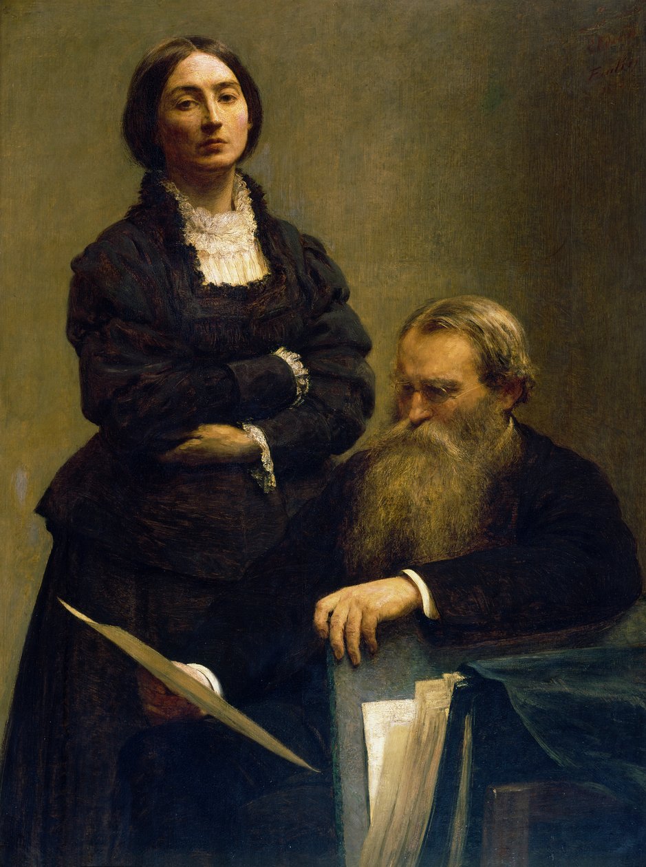 Portrett av M. og Mme Edwards av Ignace Henri Jean Fantin Latour