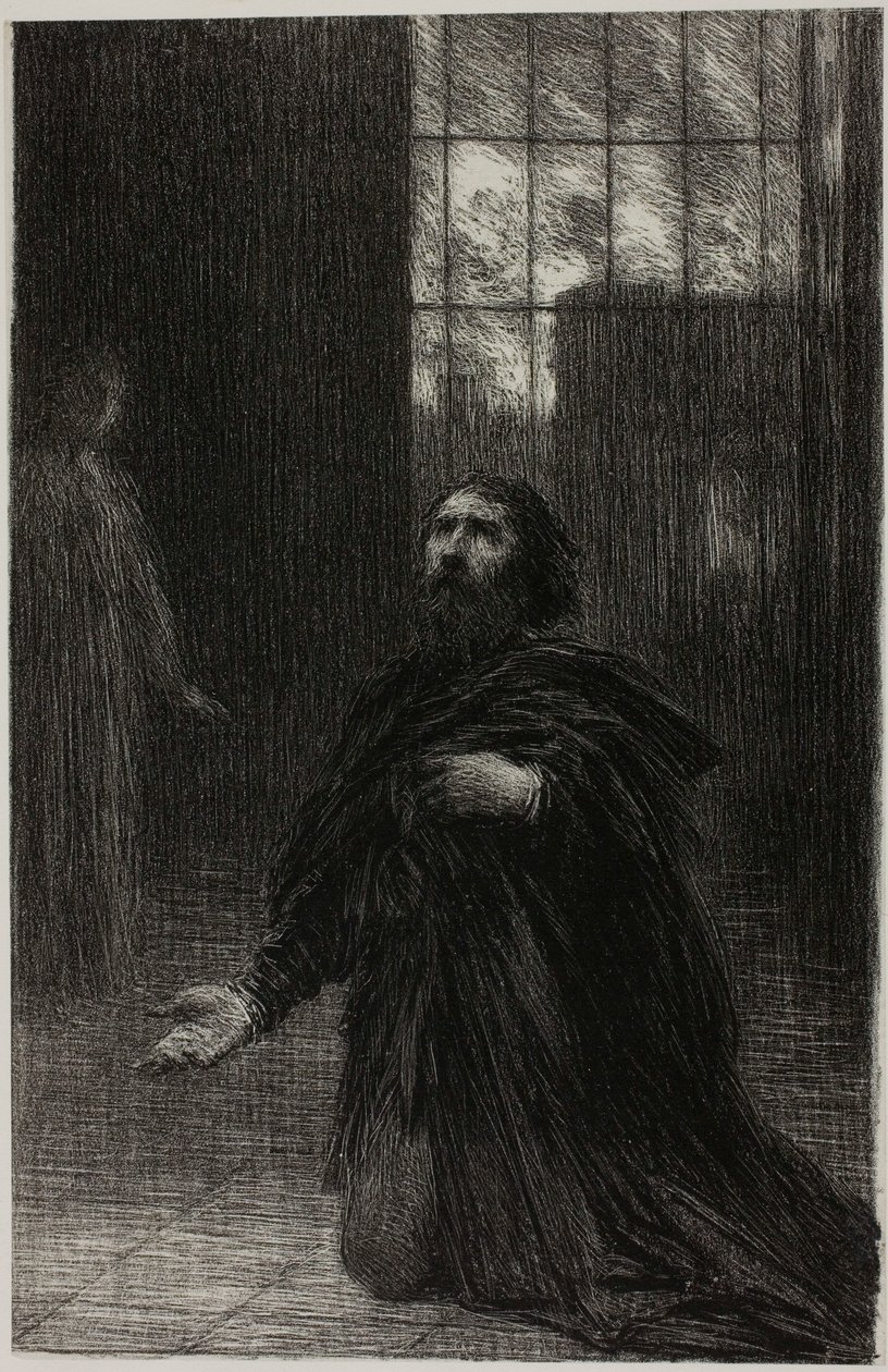 Rienzi, akt V: Rienzis bønn av Henri Fantin-Latour