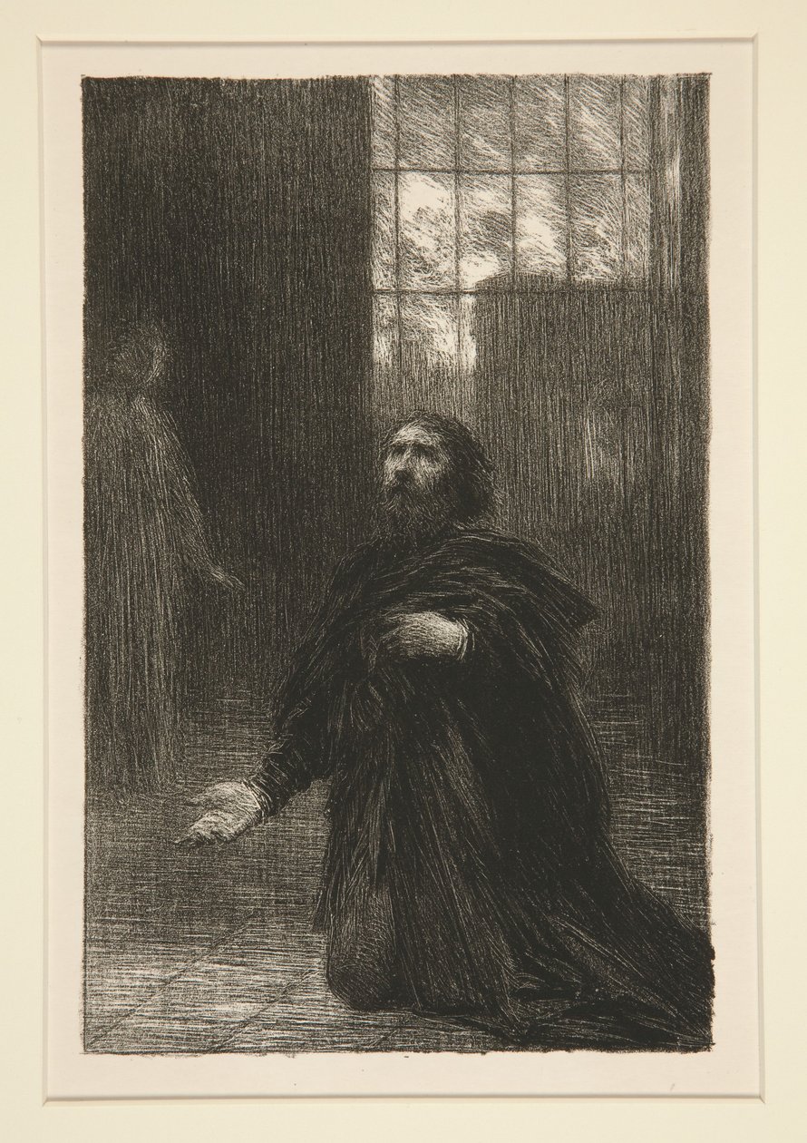 Rienzi: Akt V, Rienzis bønn av Henri Fantin-Latour