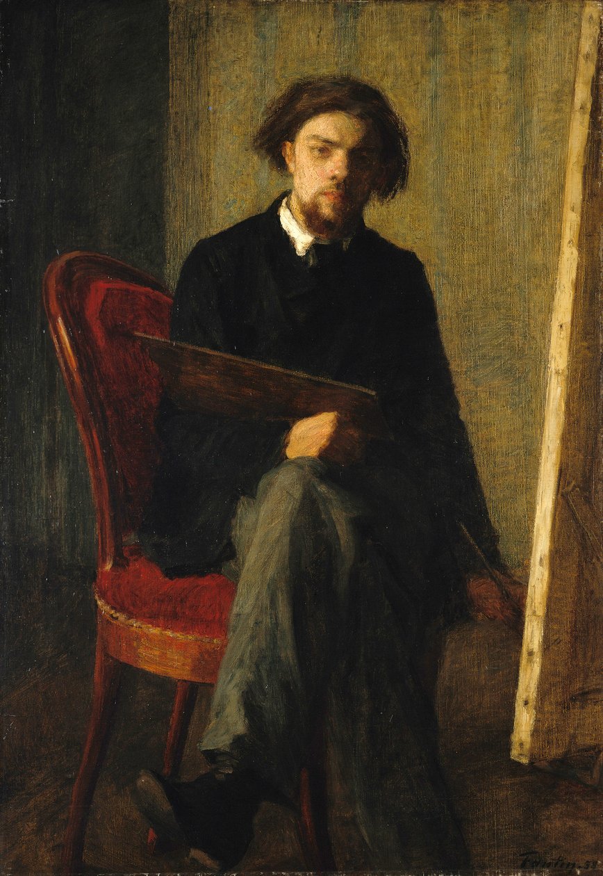 Selvportrett av Henri Fantin-Latour