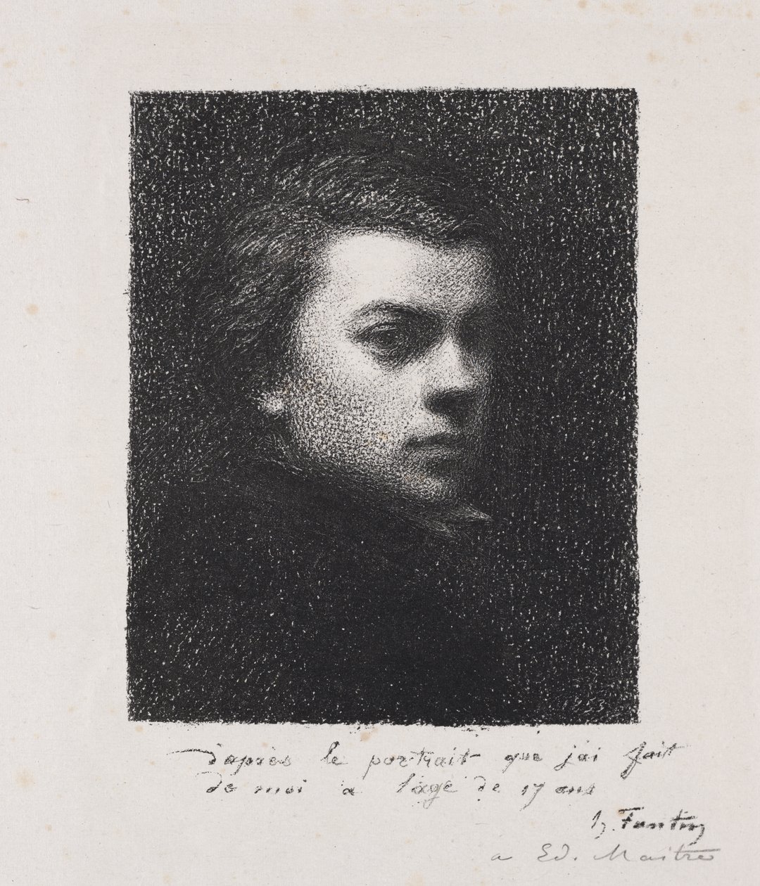 Kunstneren på 17 år av Henri Fantin-Latour