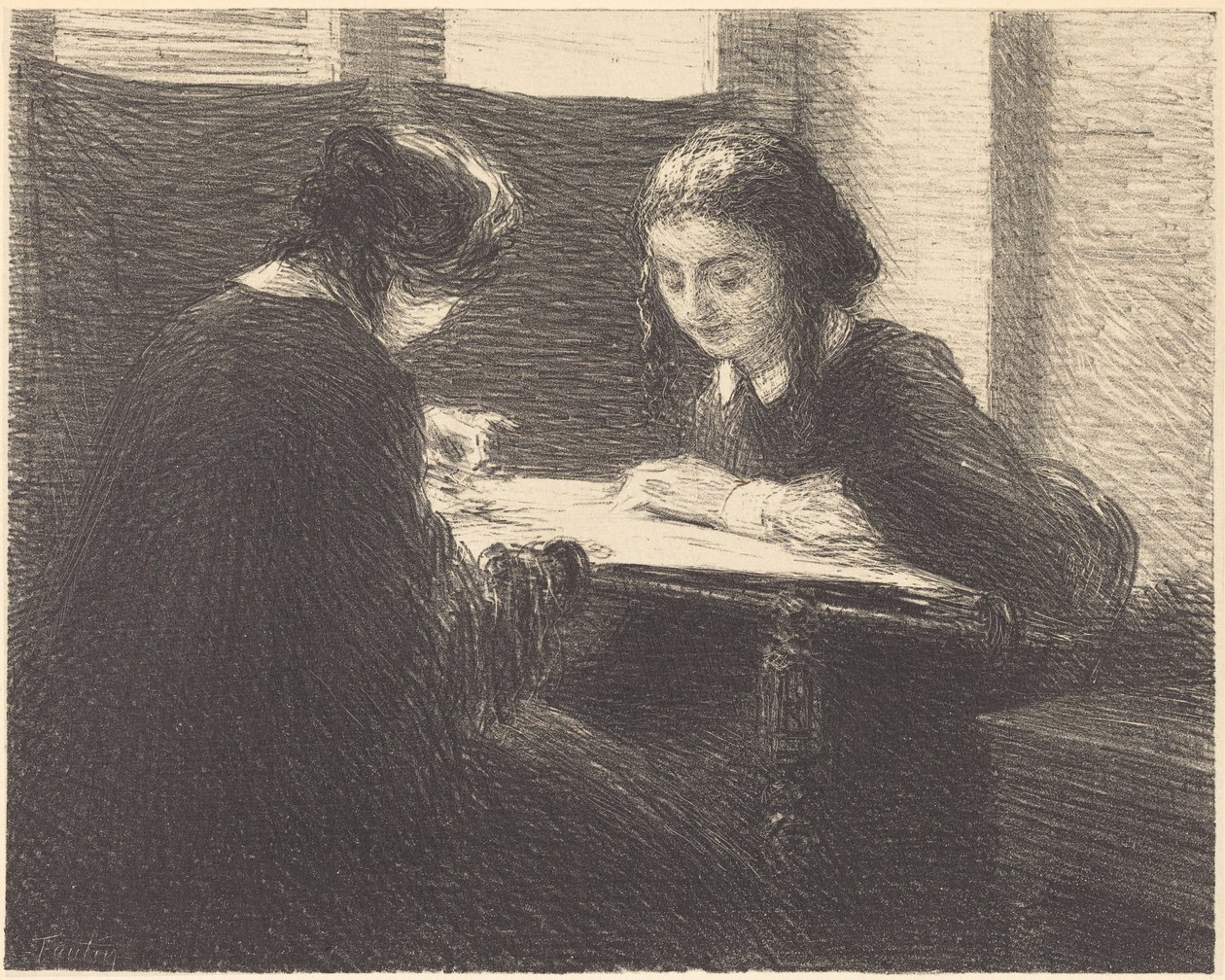 Brodererskene av Henri Fantin-Latour