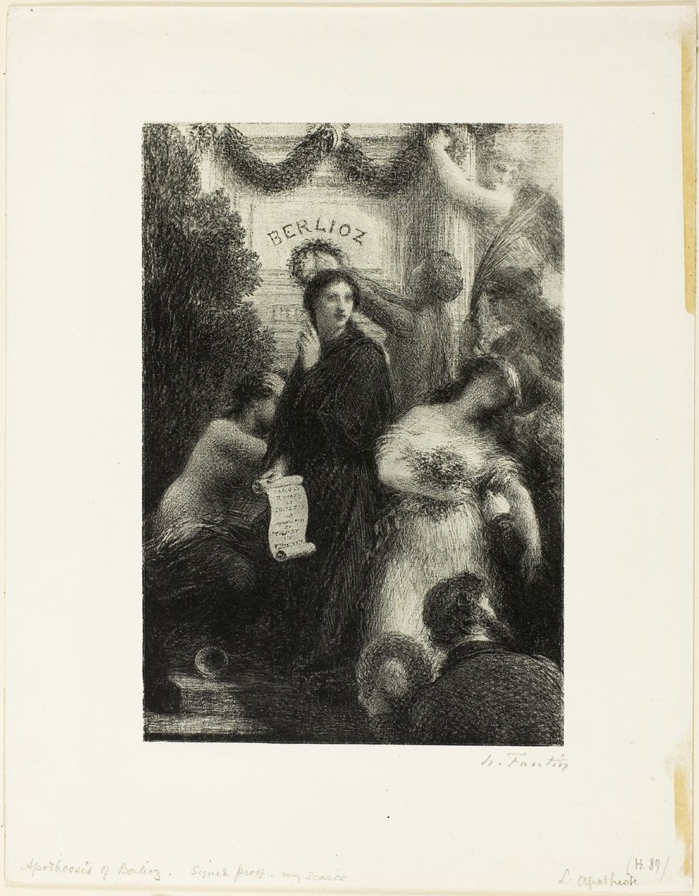 Apoteose av Ignace Henri Jean Fantin Latour