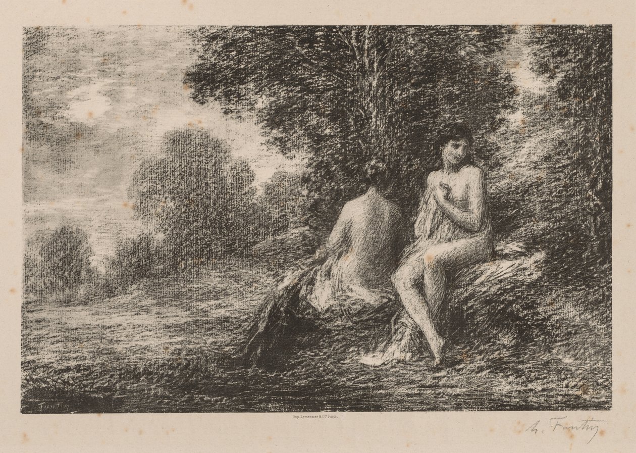 Badende av Ignace Henri Jean Fantin Latour